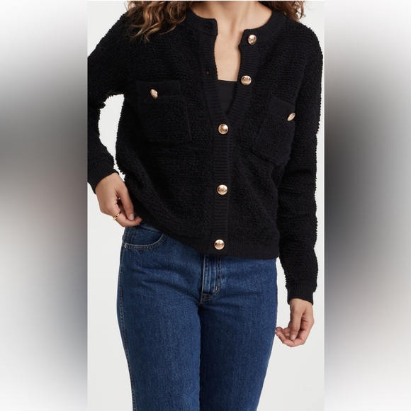 Line & Dot Khloe Boucle Cardigan - Picture 1 of 12